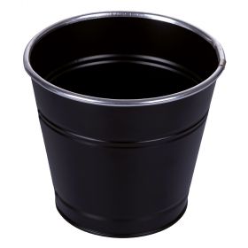 Secchiello milleusi nero Ø14xh.12 cm