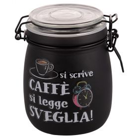 Barattolo caffè 800 ml in vetro, Si scrive si legge SìChef