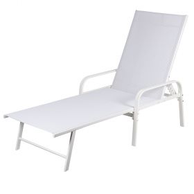 Lettino mare, bianco, Varadero Esté