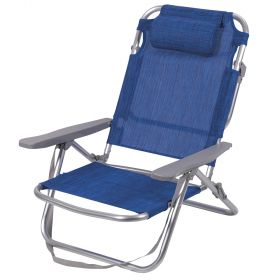 Spiaggina mare con cuscino e braccioli, blu, Brasile Esté