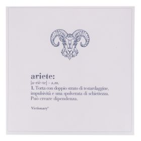 Tovaglietta quadrata in pvc, Victionary Ariete