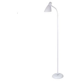 Lampada piantana orientabile h. 144 cm in ferro, bianco, Sibilla