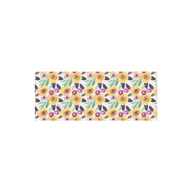 Tappeto cucina 60x150 cm in pvc, fondo antiscivolo, Acquerello