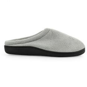 Pantofole riposanti suola in gel, grigio chiaro, Piuma