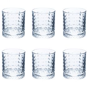 Set 6 bicchieri acqua trasparenti 400 ml