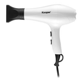 Asciugacapelli 1800 W, 2 velocità, bianco, Kooper