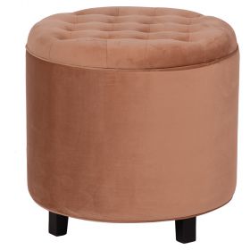 Pouf contenitore multiuso, cammello, Sibilla