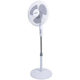 Ventilatore a piantana bianco 3 velocità 45 W