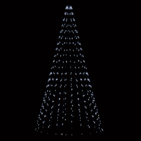 Mantello 308 microled, bianco freddo uso esterno, Santa's House