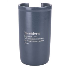 Portabicchieri blu in gres, Victionary