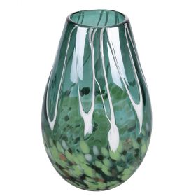 Vaso arredo in vetro h. 30 cm, Laguna Sibilla
