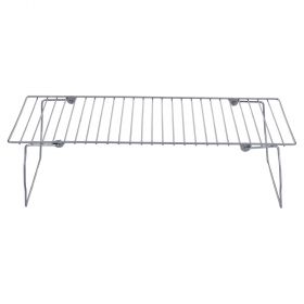Divisorio per scaffale in ferro pieghevole 45x20 cm, silver