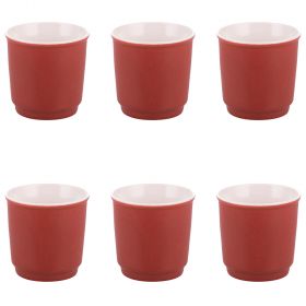 Set 6 tazzine caffè 100 ml, Dulce de leche, Forma