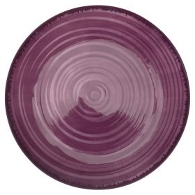 Piatto frutta in porcellana, Baita Purple