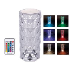 Lampada touch Diamond RGB con telecomando