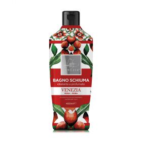 Bagnoschiuma 400 ml idratante e profumato, rosa & mora, Venezia