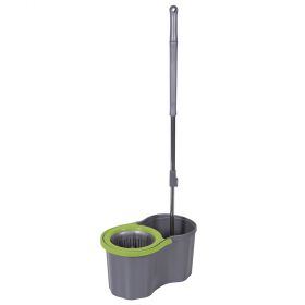 Super Mop rotante 16 l, tubo estensibile fino a 110 cm, grigio e verde