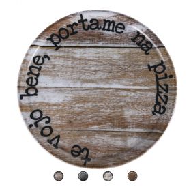 Piatto pizza in porcellana made in Italy