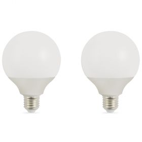 Set 2 lampadine LED globo, 15 W, luce naturale, Kooper