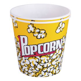 Contenitore pop-corn in plastica PP, Ø17,5x17cm, SìChef