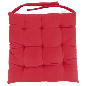 Cuscino sedia rosso 100% cotone