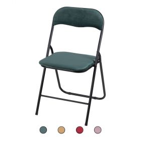 Sedia pieghevole effetto velluto