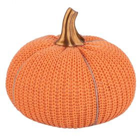 Zucca decorativa arancio media tonda