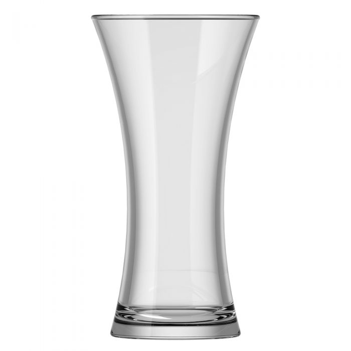 Vaso d'arredo per fiori in vetro soffiato h.38 cm design