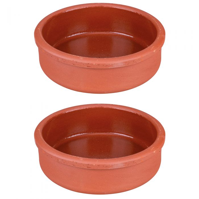 Set 2 cocotte da forno in terracotta Ø15 cm Autentica S