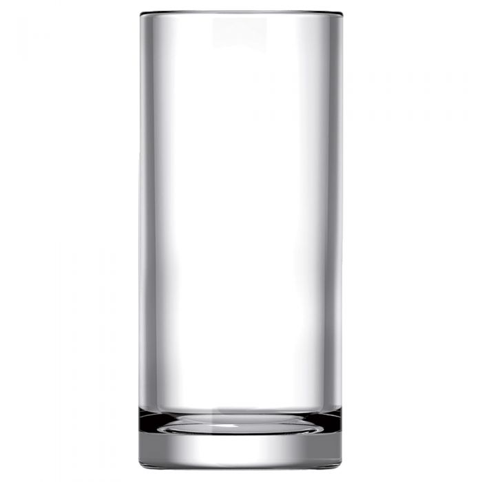 Vaso cilindrico in vetro trasparente Ø 12 cm h. 15 cm