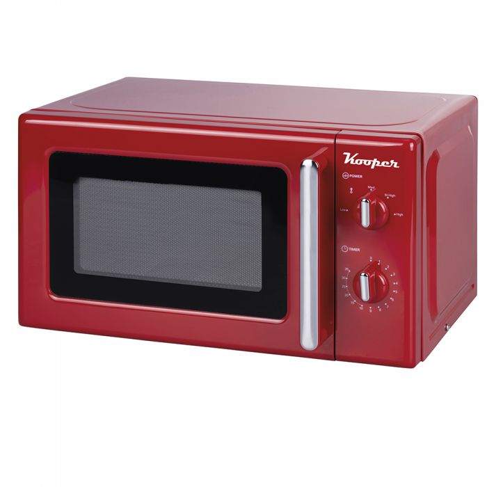 Forno a microonde vintage rosso 22 L 5 programmi di cottura