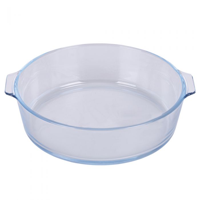 Pirofila tonda in vetro borosilicato Ø21xh.6 cm Sì