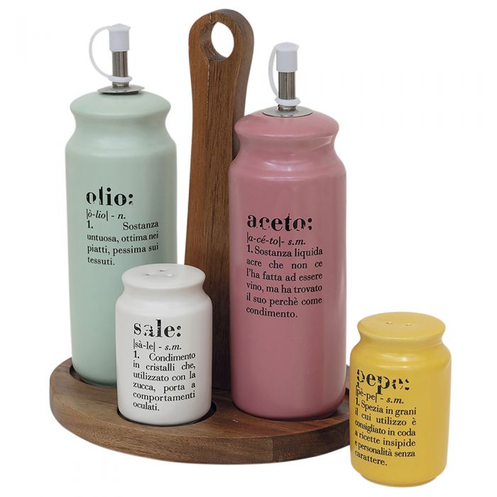 SET OLIO ACETO SALE E PEPE