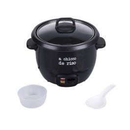 Kitchen Perfected Cuociriso Automatico 350W – 0.8L – Pentola Antiaderente E Coperchio In Vetro