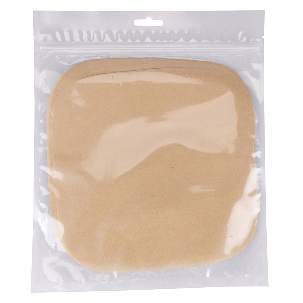 Fuwnvuwn Carta Forno Per Friggitrice Ad Aria, 120 Pezzi Carta Monouso Per Friggitrice Ad Aria, Antiaderente Carta Per Friggitrice Ad Aria, Carta Da Forno Per Friggitrice Ad Aria 7,9" Quadrato - 4