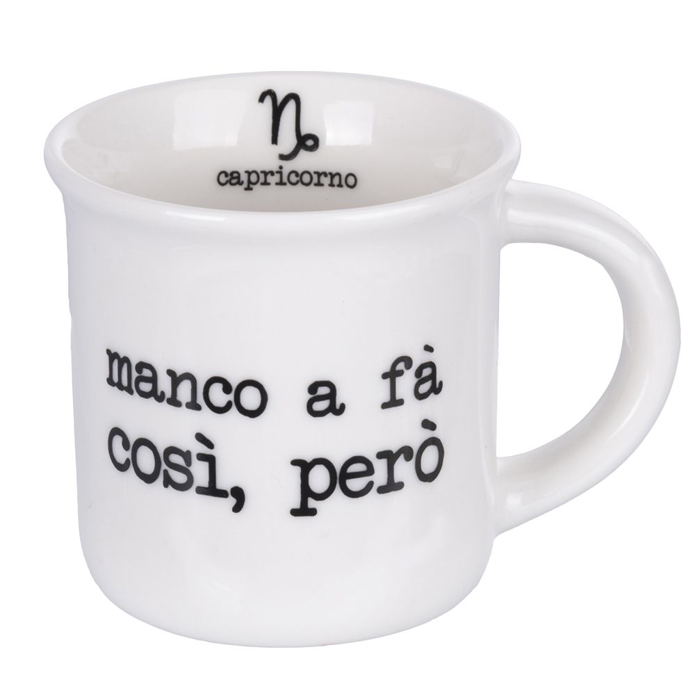 PAZZO CAPRA MAN STELLE - Tazza Da 10 Once (295 Ml) Originale, Adatta Al Microonde