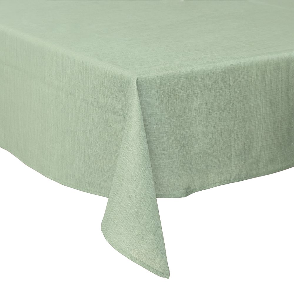 Tovaglia Runner Da Tavolo 140x300 Cm Verde - Tessuto Poliestere Opaco 250 G/m², Lavabile, Per Interni/Esterni
