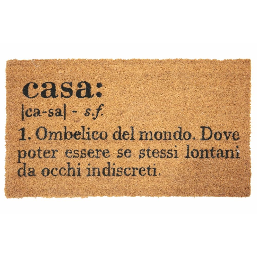Laroom Occhio Che Pungo Doormat, Jute & Base, Non-Slip
