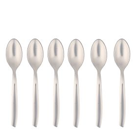 Set 6 cucchiaini moka in acciaio inox 18/0, Shark