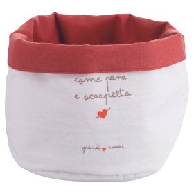 Sacchetto pane in cotone, Grandi Amori