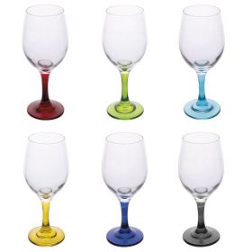 Set 6 calici vino 435 ml in vetro