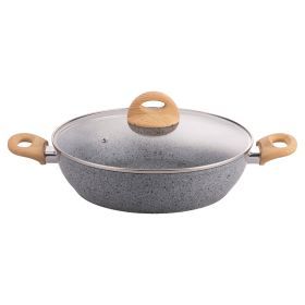Tegame con coperchio 28 cm, rivestimento in ceramica, induzione, Alaska SìChef