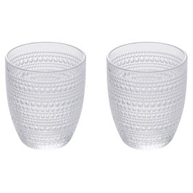 Set 2 bicchieri acqua 340 ml in pasta di vetro, Roma Sibilla