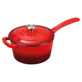 Pentolino con coperchio 19,3 cm in ghisa smaltata, induzione, Les Cocottes S&#236;Chef