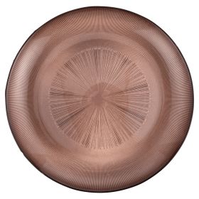 Sottopiatto in vetro, chocolate