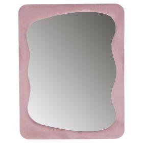 Specchio arredo da muro 70x90 cm, rosa cipria, More Amor