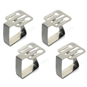 Set 4 ganci fermatovaglia