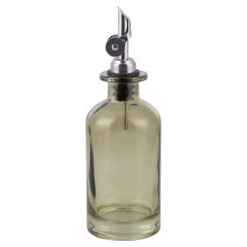 Oliera ampolla 350 ml in vetro e dosatore in acciaio inox, SìChef