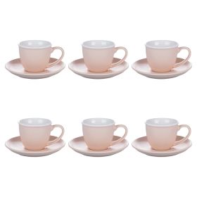 Set 6 tazzine caff&#232; 100 ml con piattino, Oh Sandy, Forma
