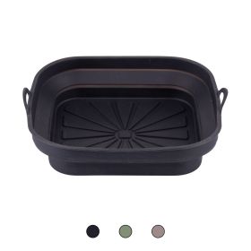 Cestello quadrato pieghevole per friggitrice ad aria in silicone 21,5x21,5x5 cm, SìChef